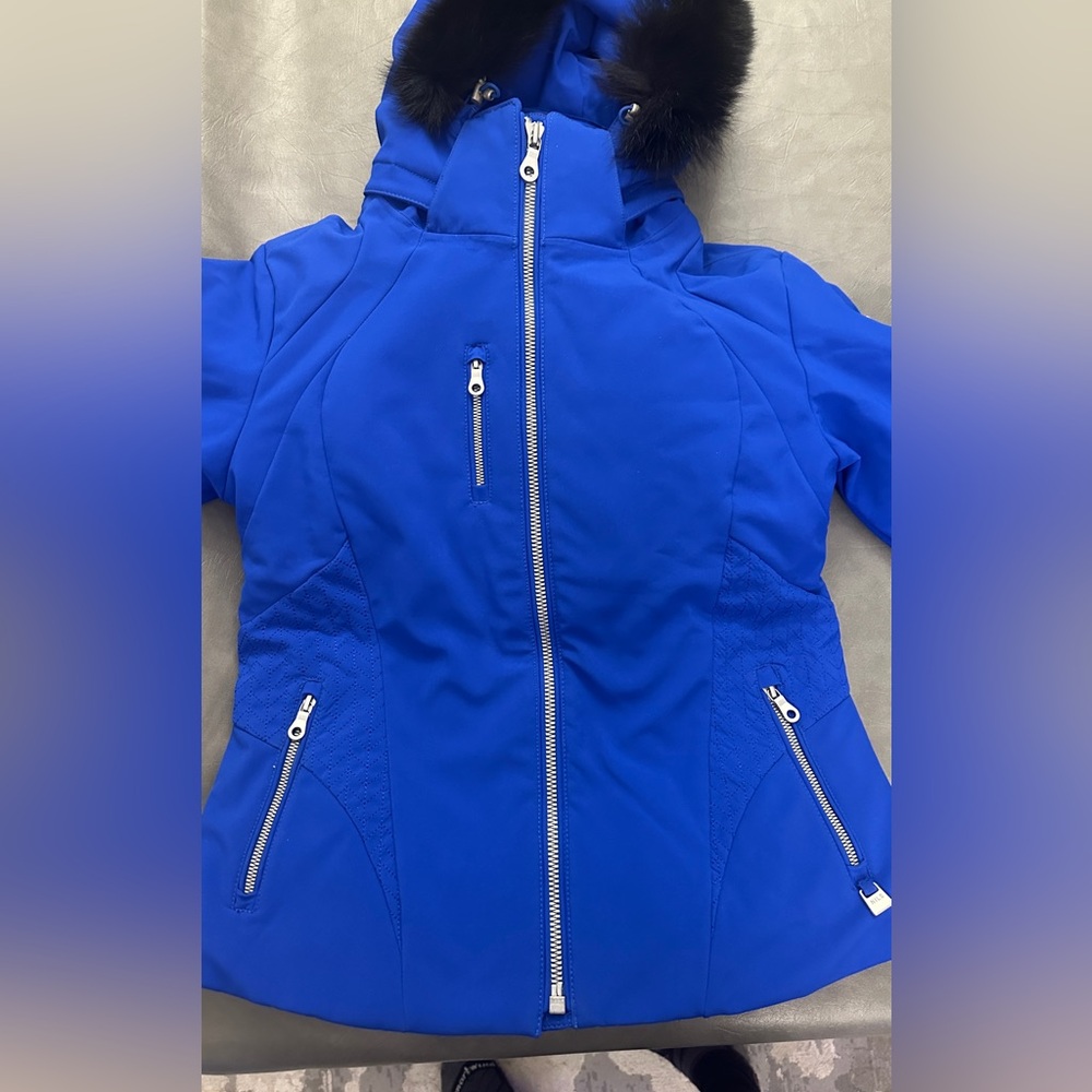 [NILS] Royal Blue Waterproof Ski Jacket - Picture 13 of 15